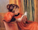 Girl reading 1890